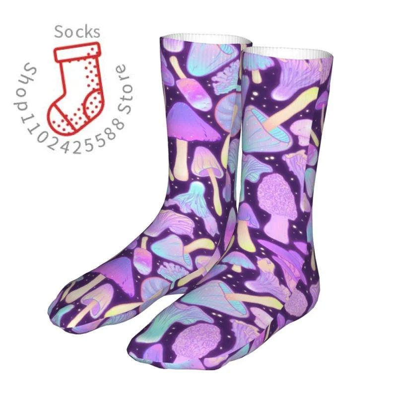 

Happy Mushroom Women Socks 2022 Men Cycling Sock