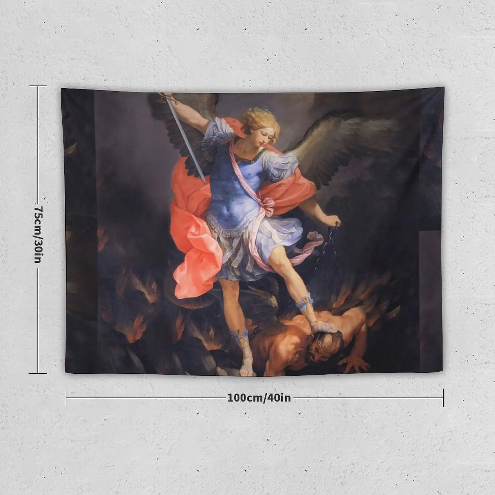 Святой Михаил Архангел Ангел Католический Гобелен Девуции Настенные Гобелены