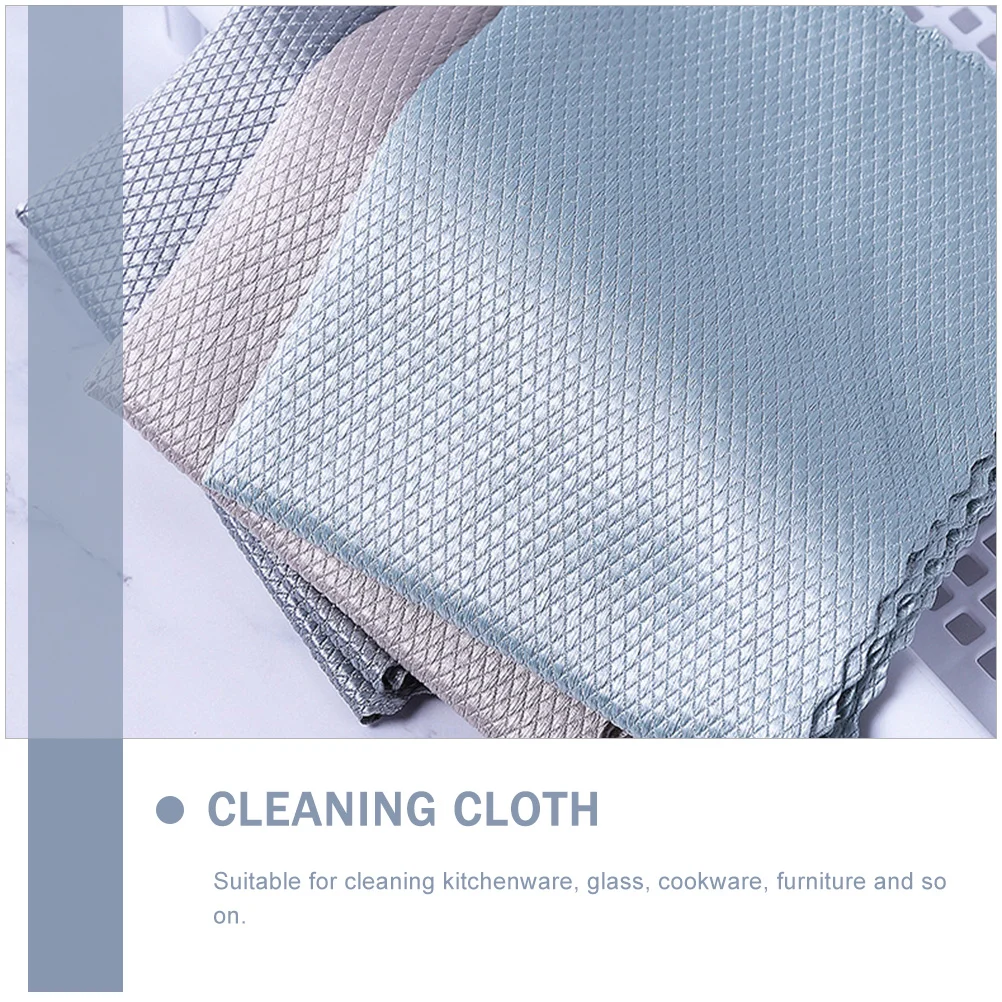 10 шт. тряпка полотенца для мытья посуды очки кухонное волокно впитывающая ткань