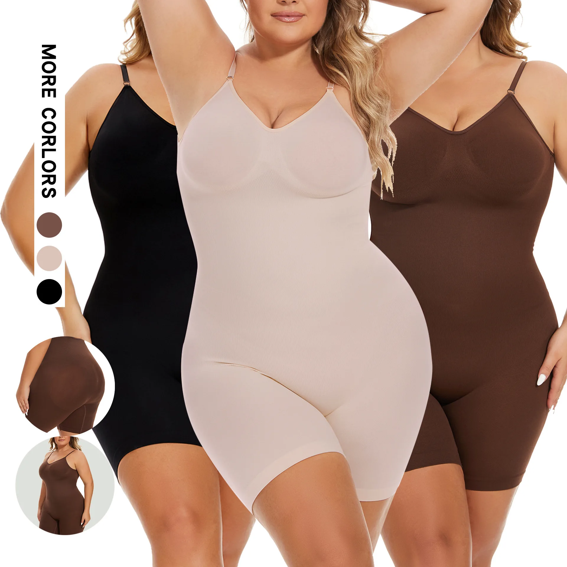 

Женское Бесшовное боди с открытой спиной, без бретелек