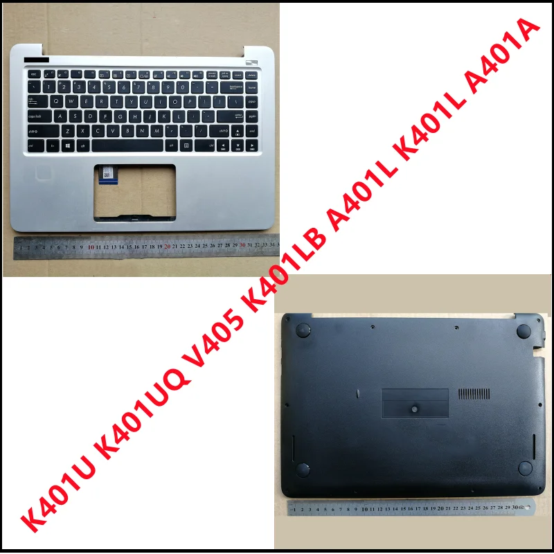 

New Palmrest Upper Housing Bottom Cover Carcass Cover Case keyboard For ASUS K401U K401UQ V405 K401LB A401L K401L A401A shell