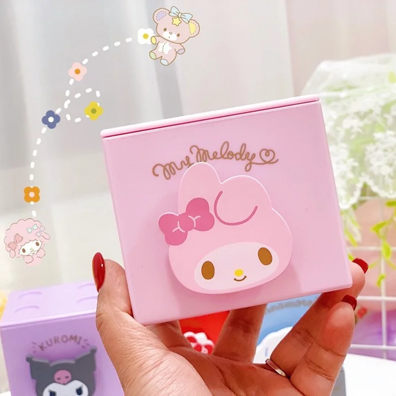 Коробка для хранения Hello Kitty квадратный строительный блок мини-ящик милый