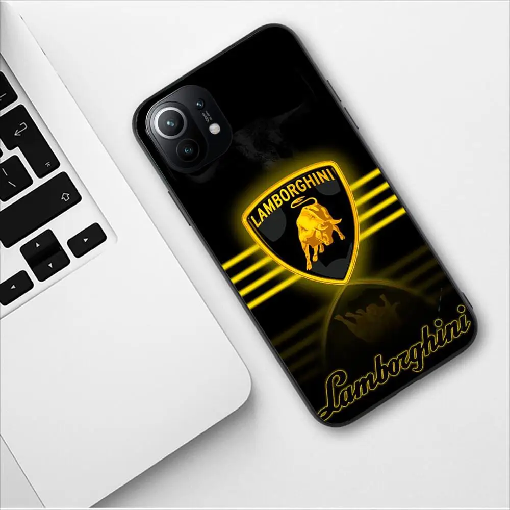 Lamborghini Luxury Fashion Phone Case For Xiaomi 13 12 11T 9 11 10C 9T 8 9SE 11i Lite Ultra Note10 Poco F3 M4 M3 Pro Soft Covers