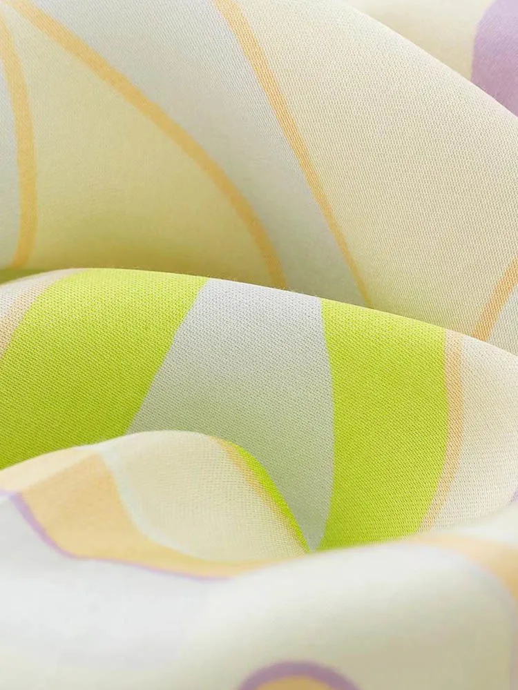 Женский костюм-двойка с принтом Kumsvag свободная рубашка и брюки широкими