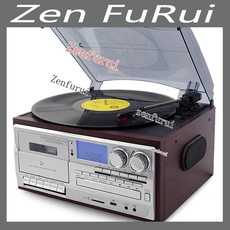 

Vinyl 3-Speed Vinyl Dual-Use Multifunctional Player Record Speaker