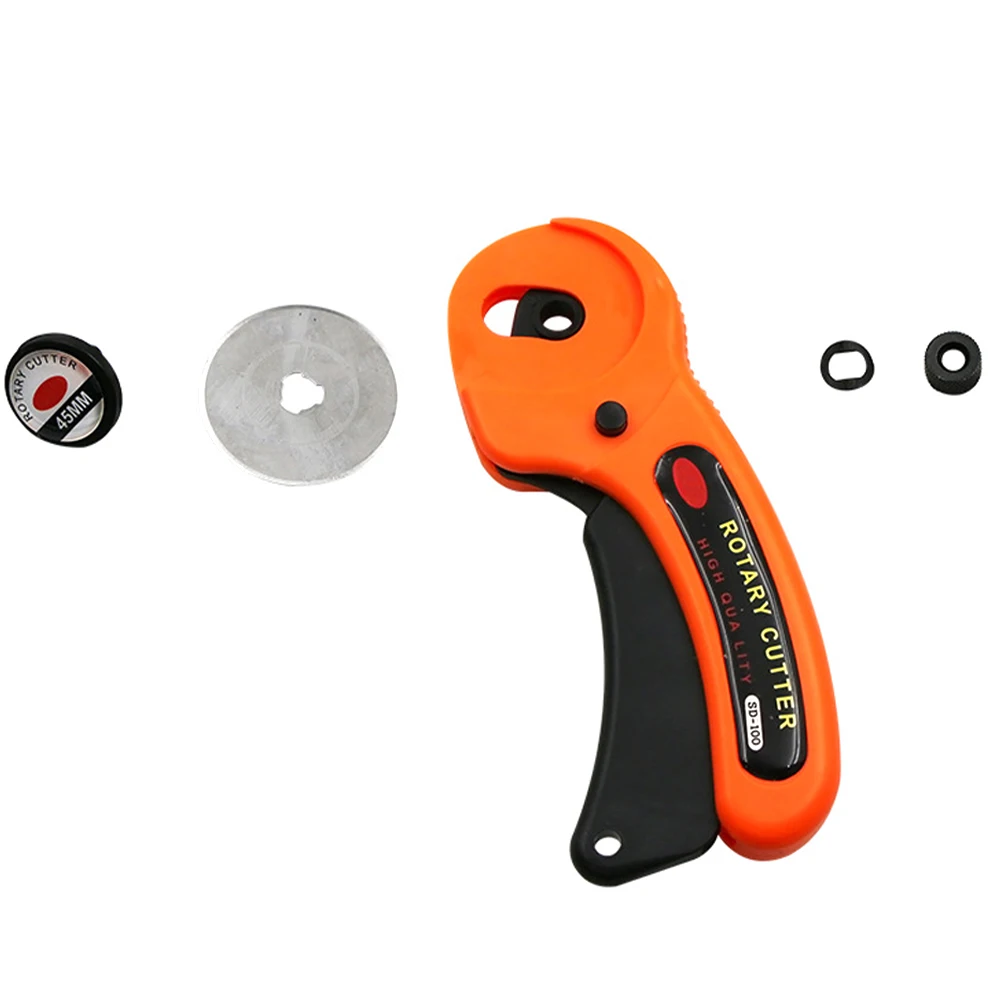 45 мм набор инструментов для резки кожи оранжевый барабан вращения и 1 шт. 5*45 срез