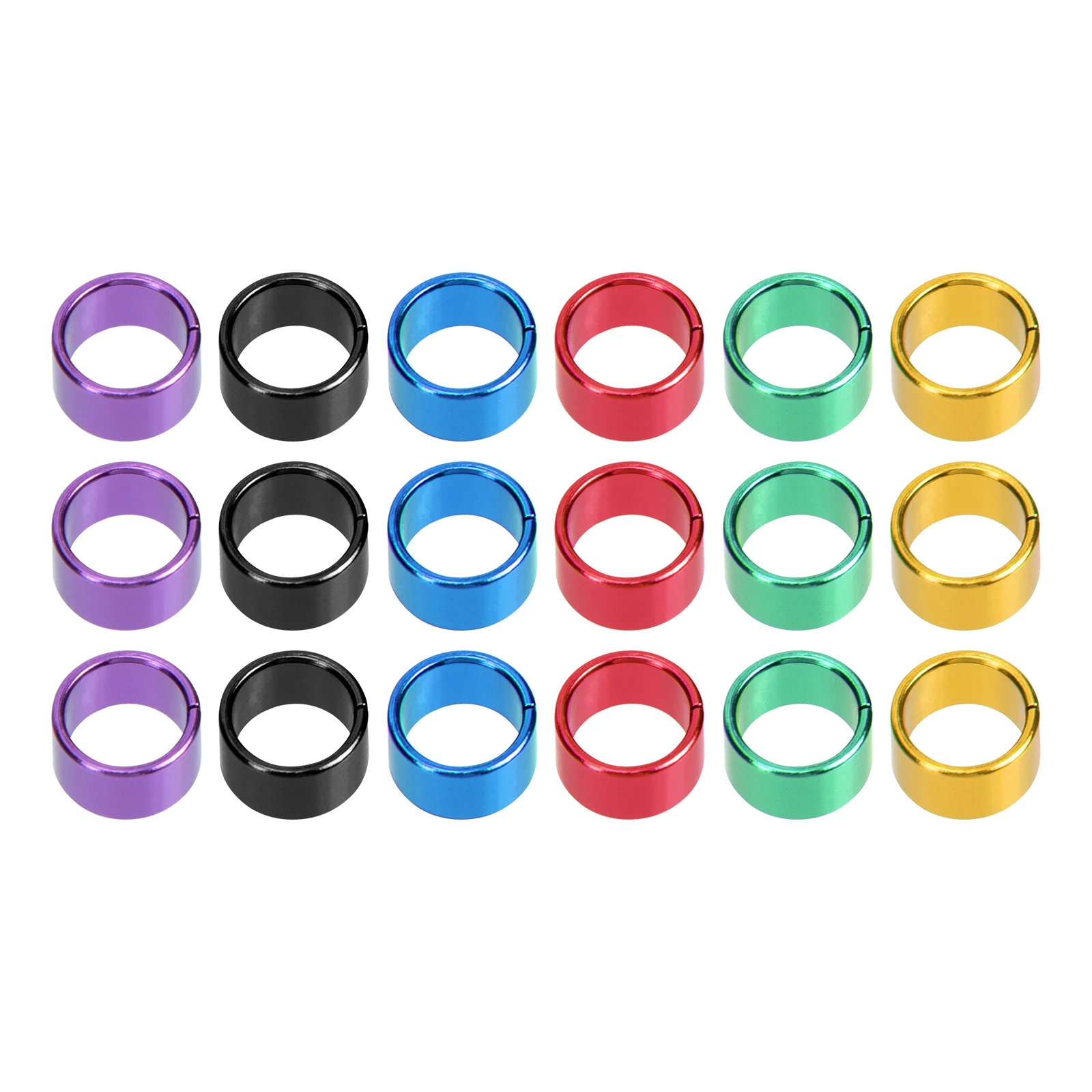 

18 Pcs Baby Tools Baby Pigeon Identification Poultry Distinguish Tool Homing Leg Rings Metal Aluminum Foot Baby