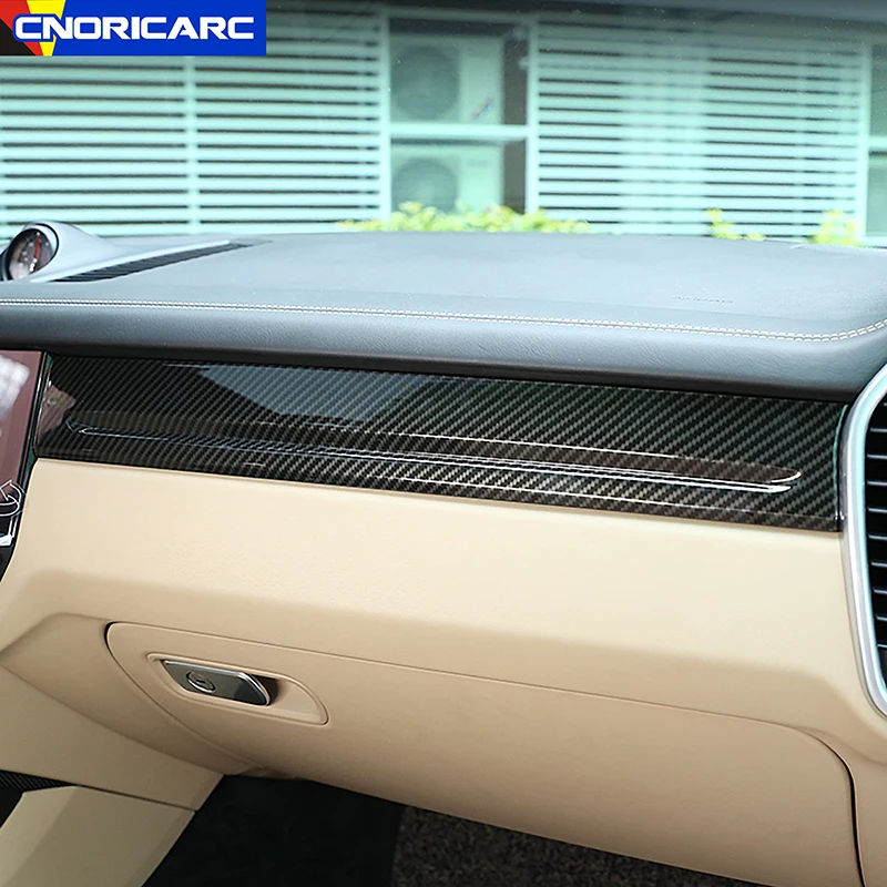 

Автомобильные аксессуары для Porsche Cayenne 2018 LHD, внутренняя центральная консоль, панель приборной панели, отделка, наклейки, внутренние наклейки