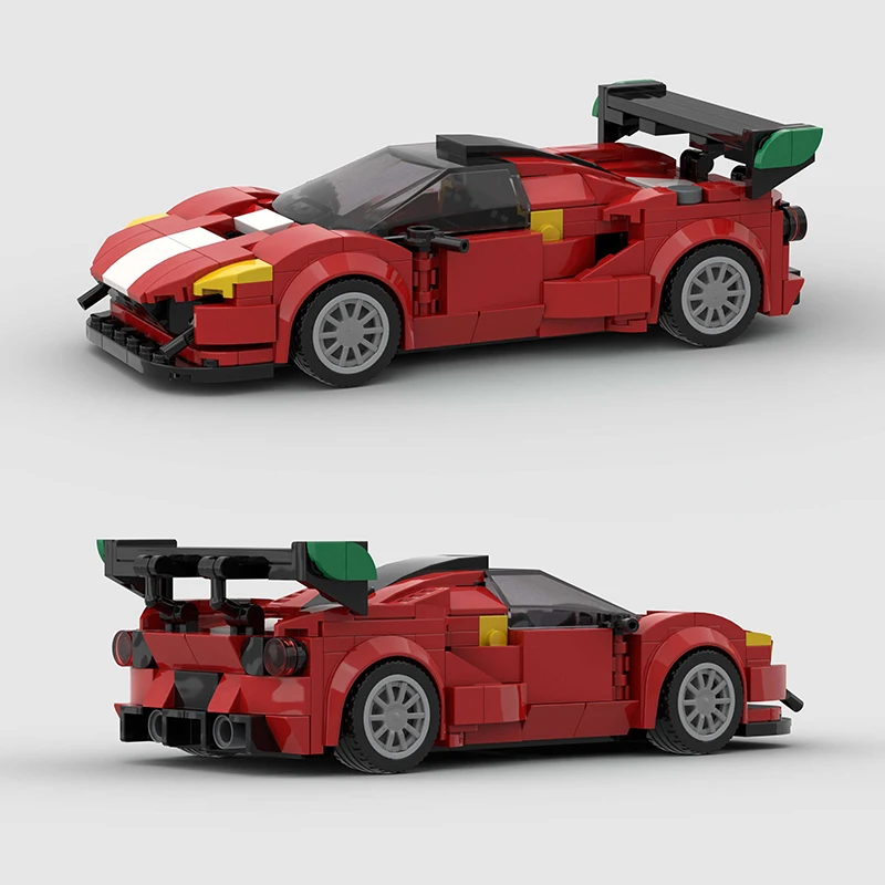 Раллийный Гоночный Автомобиль Moc Строительные Блоки Городские Силы Скорость