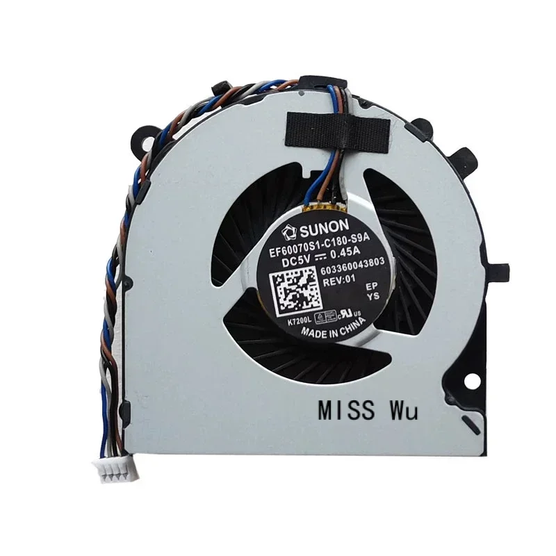 Новый кулер для ноутбука вентилятор охлаждения процессора HP 14-AC029tx 14q-AJ 14-AN/AM/AF