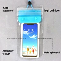 Thicken Useful Hanging Neck Phone Underwater Case Dry Bag Eco-friendly PVC Phone Underwater Case Universal for Hot Spring