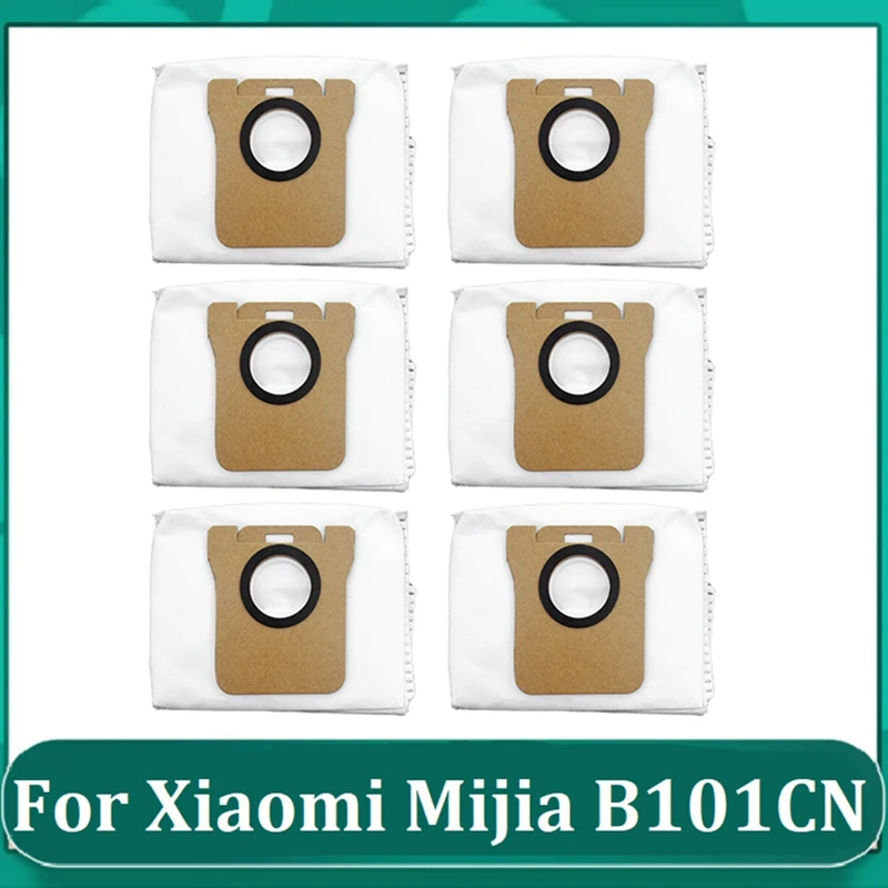 

Мешок для пыли для робота-пылесоса Xiaomi Mijia B101CN, запасные части для бытовой уборки, мешок для мусора