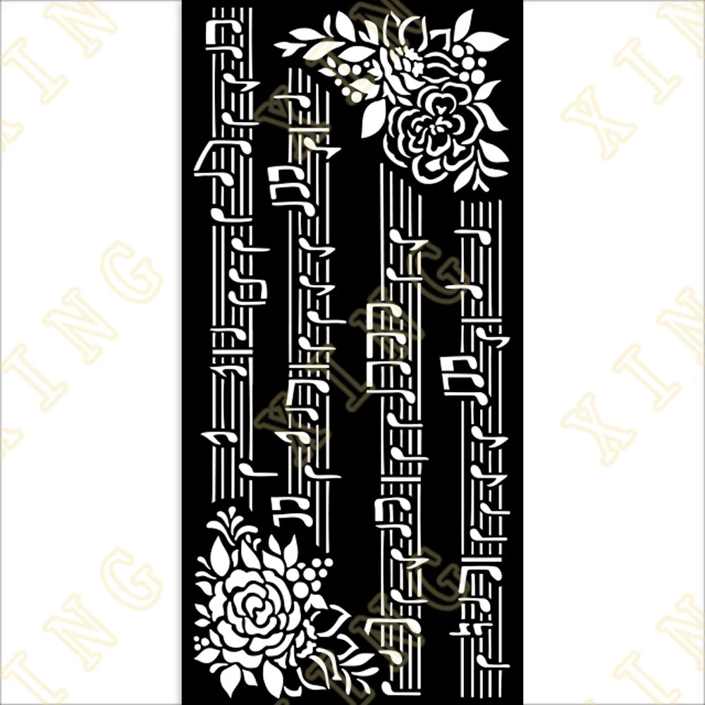 

Classic Christmas Music Diy Drawing Template Painting Scrapbooking Paper Card Embossing Album Decorative Craft 2022 New