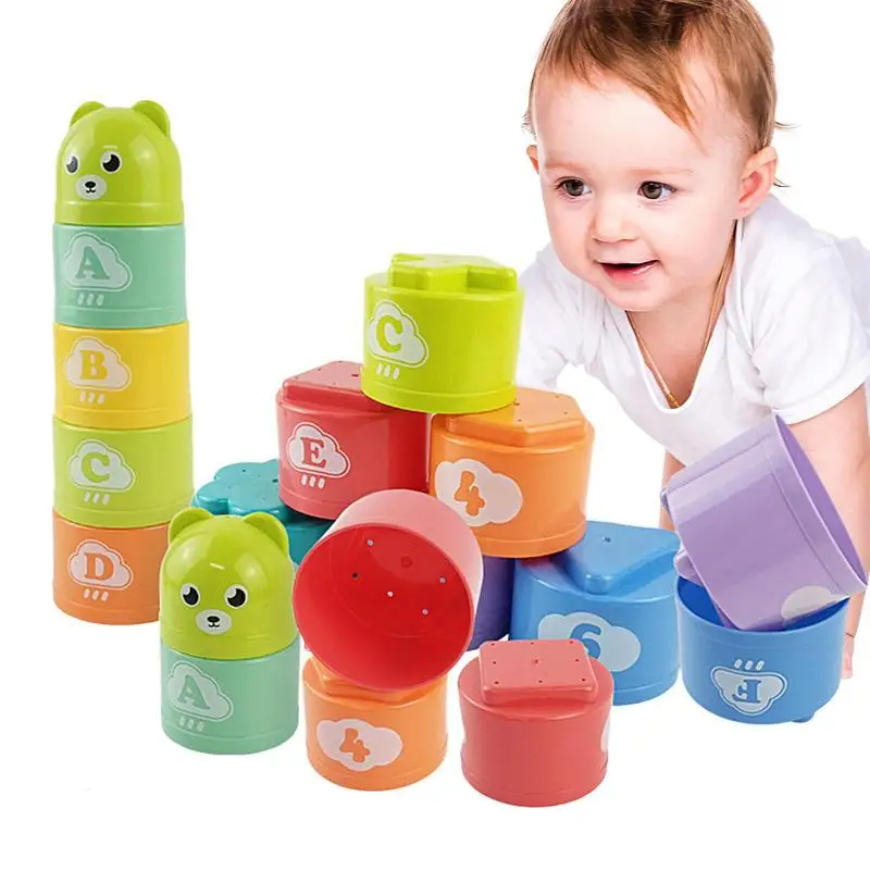 

Настольная игрушка-штабелер для ванны, 17 шт.