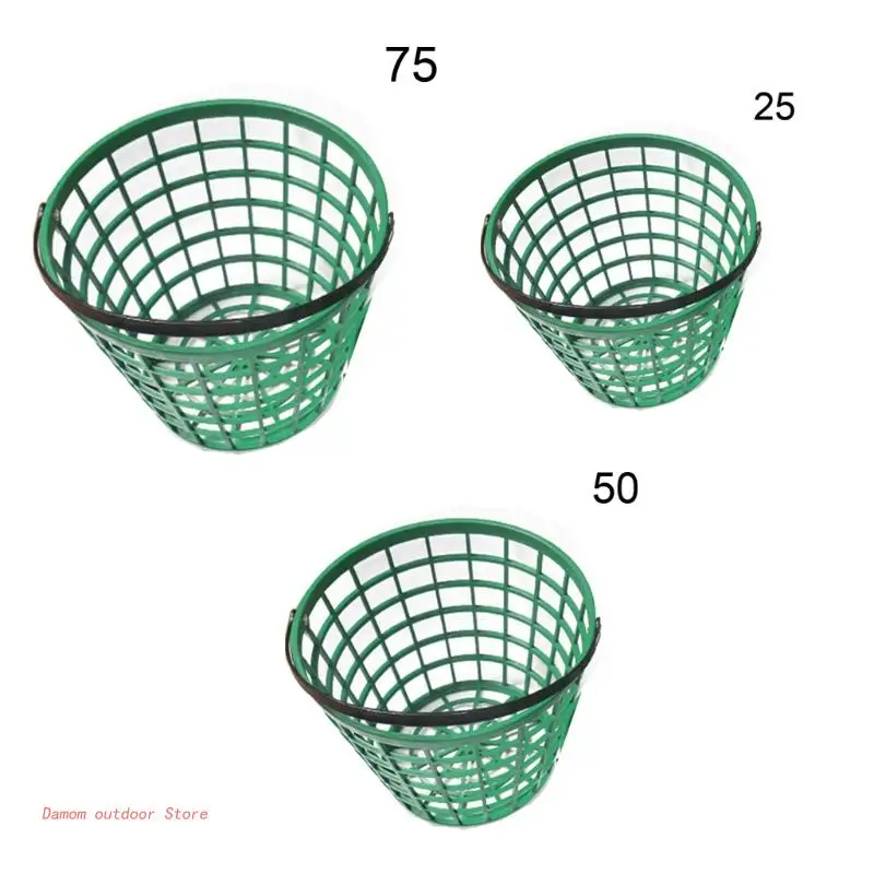 

Portable Golf Ball Storage Bucket Container with Handle Nylon Golf Ball Container Outdoor Sports Golf Club Accessories