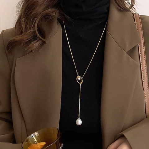 FNIO Ювелирное ожерелье из цинкового сплава