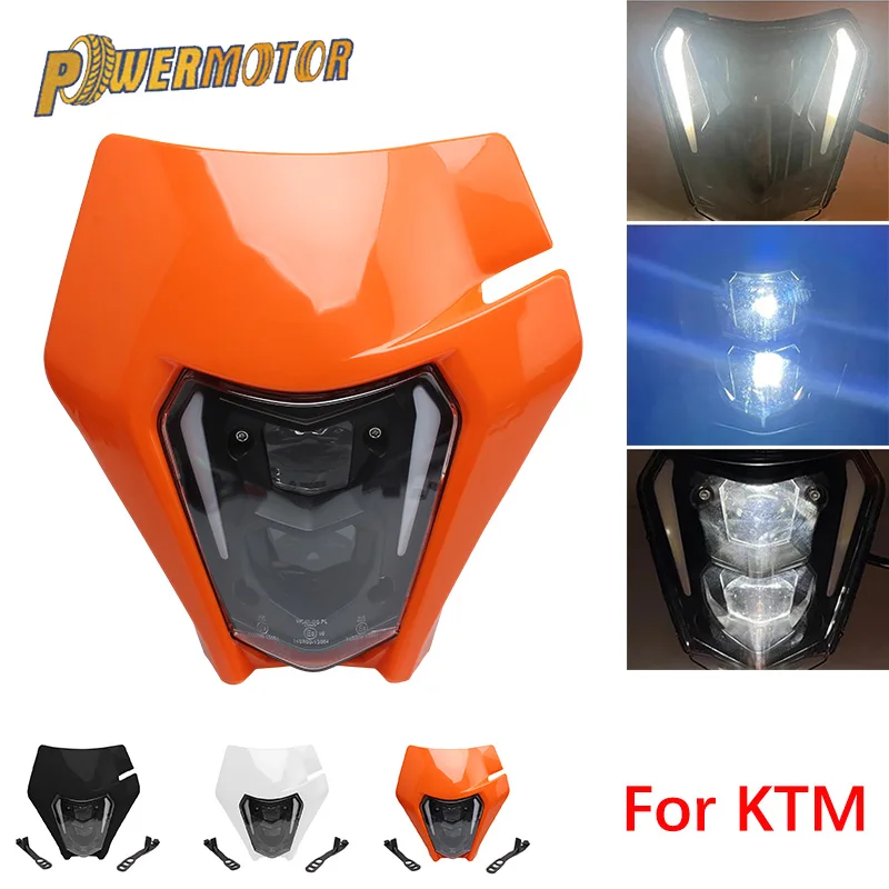 

Motorcycle LED Headlight Head Light Headlamp Fairing Fit For KTM EXC SX SXFXC XCW XCF XCFW 2022 2021 Enduro MX Motocross