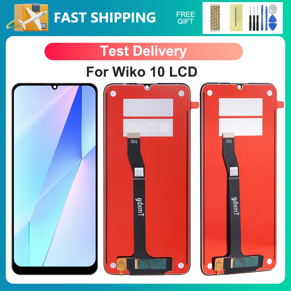 Для Wiko 10 6 75 ''для Wiko10 VHEM-E04 VHEM-E03 ЖК-дисплей