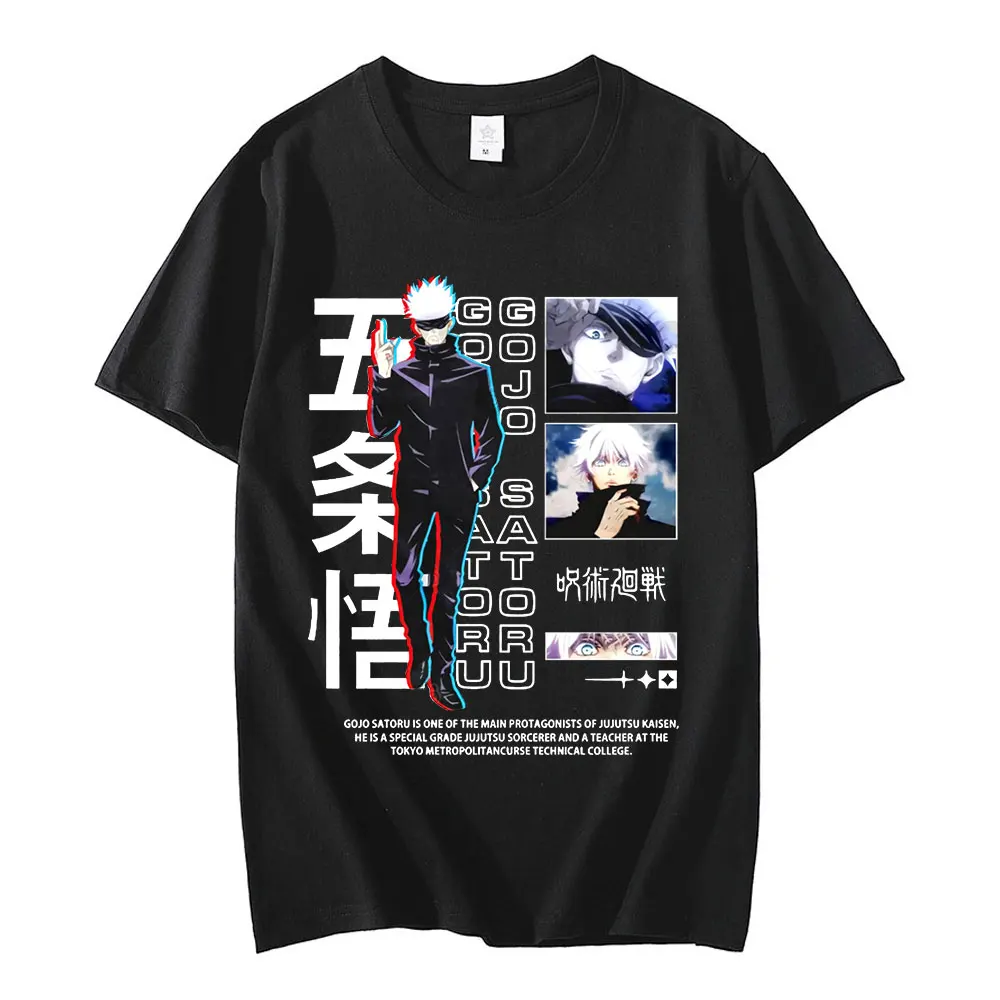 

Anime Jujutsu Kaisen T Shirt Summer Casual Men Women Harajuku Style Short Sleeve T Shirts Loose Hip Hop Street Fashion T Shirts