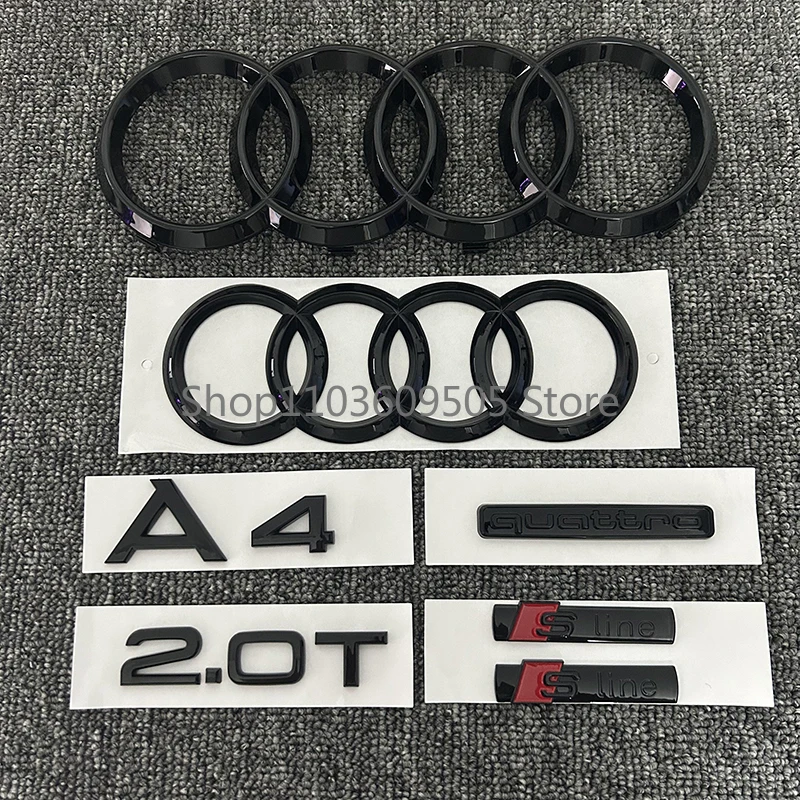 7 шт./компл. Подходит для Audi A4 передних и задних четырех колец Quattro 2 0 T Sline боковой