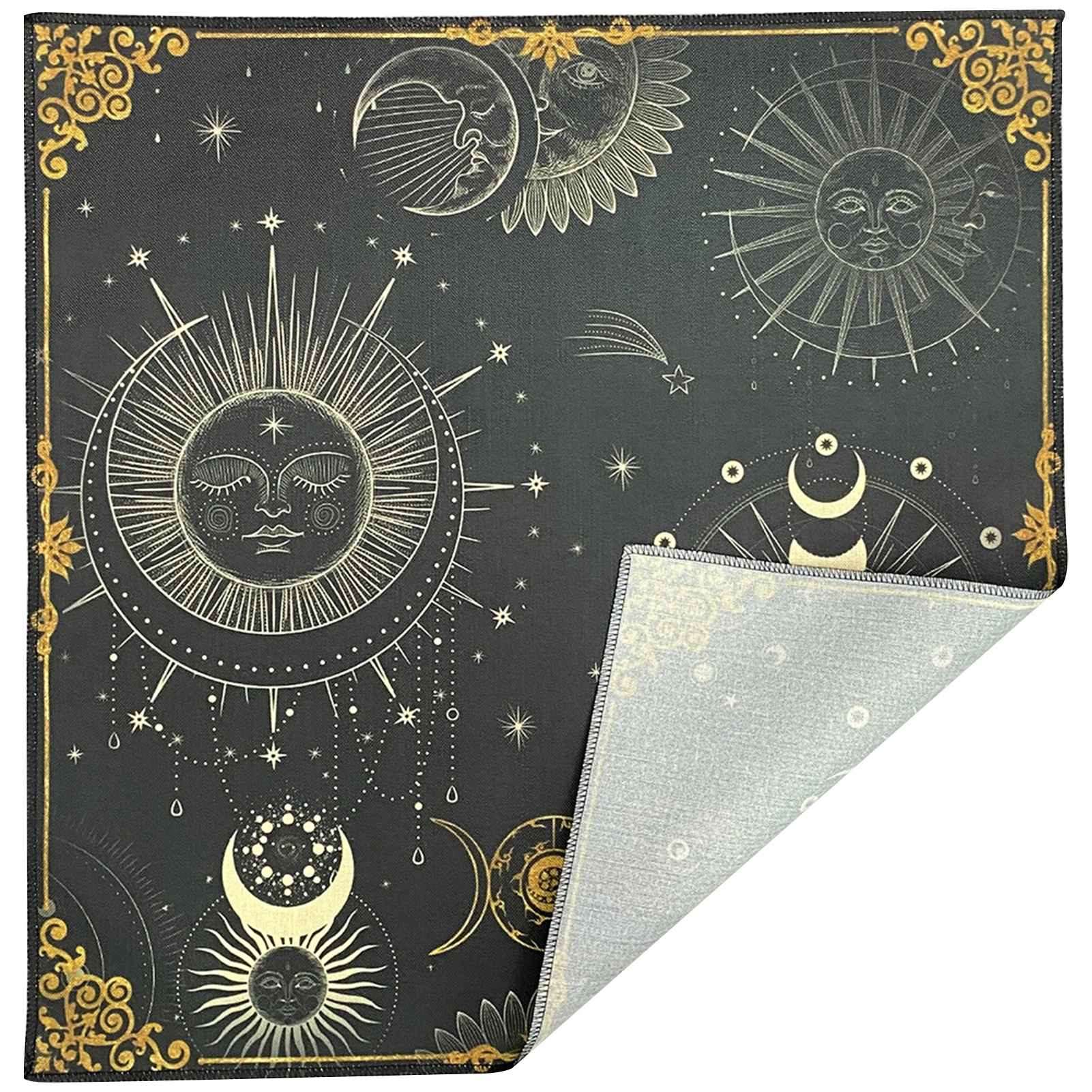 

Altar Tarot Card Cloth Tarot Cloth Astrology Witch Stuff Tarot Divination Cards Table Cloth Thicken Linen Tapestry for Tarot