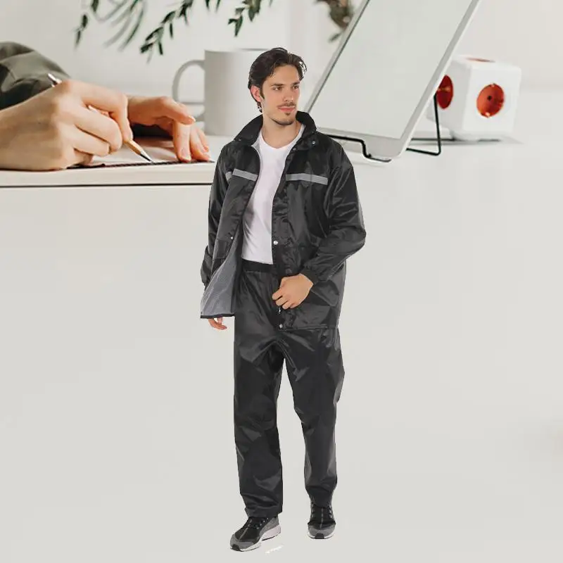 

Reflective Waterproof Lightweight Cycling Suit with Detachable Features - The Ultimate Gear for Outdoor EnthusiastsIntroducing