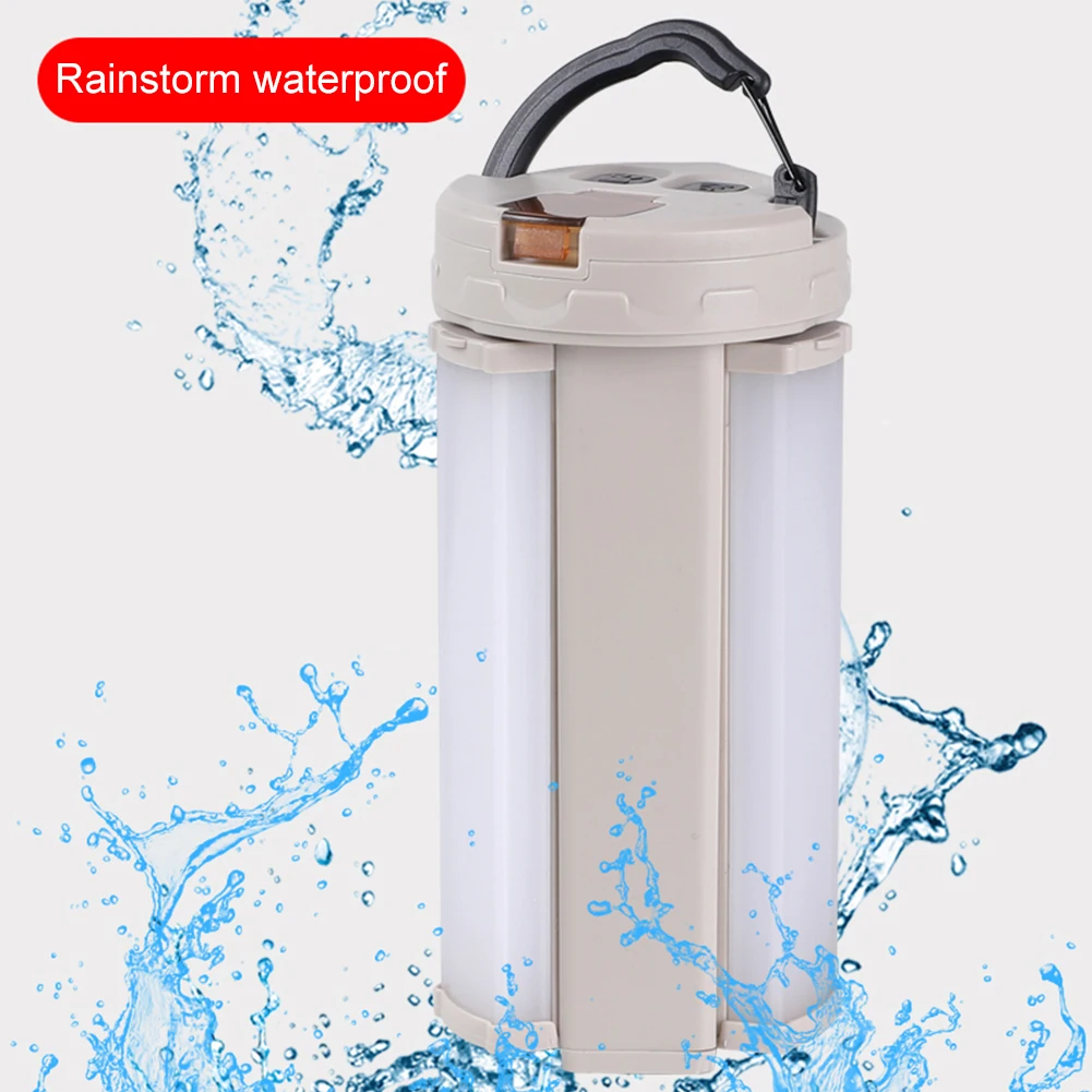 

Складной Многофункциональный светодиодный фсветильник для кемпинга, с USB-портом