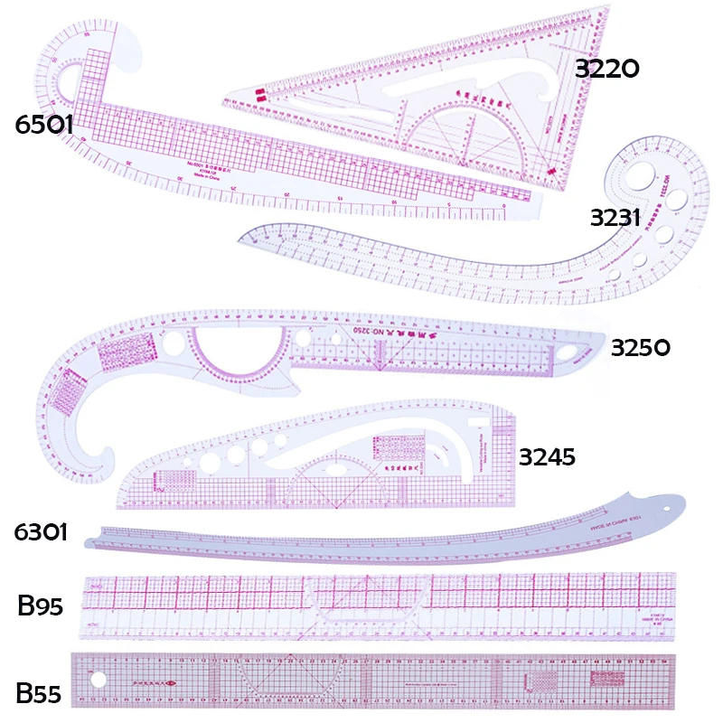 

1pcs Sewing French Curve Ruler Measure Dressmaking Tailor Drawing Template Craft Tools Costura DIY Sewing Machine Accessories