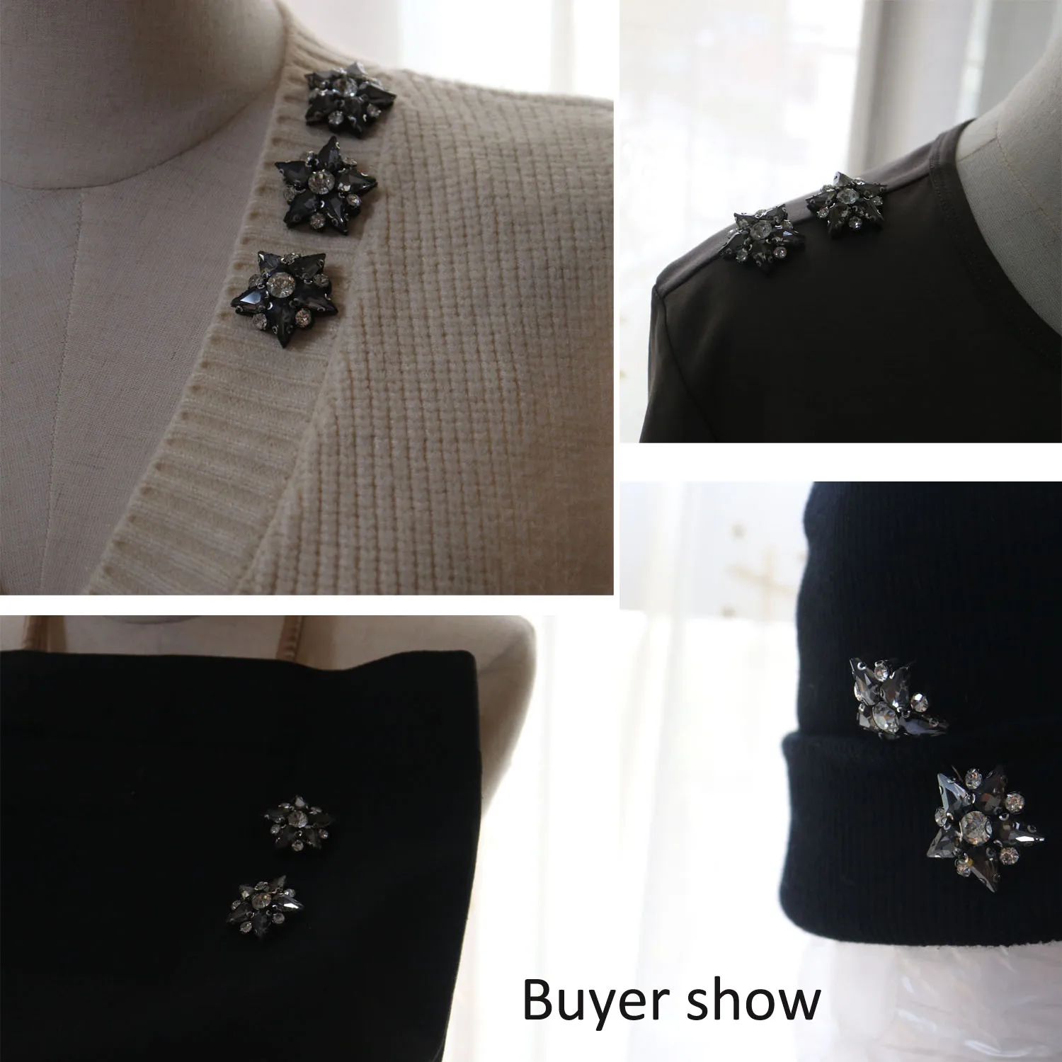 5pc/lot Handmade Star beaded patches for clothing DIY rhinestone sequins Sew on patch embroidery appliques parche ropa | Дом и сад