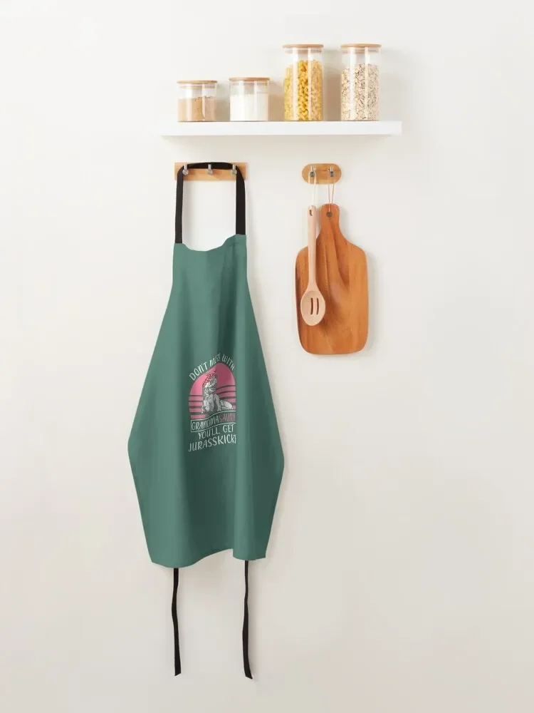 Фартук не беспорядок с Grandmasaurus Youll получить матери Юрского периода фартук для