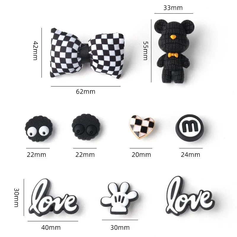 Оптовый набор горячая Распродажа DIY Подвески для обуви с отверстиями милых