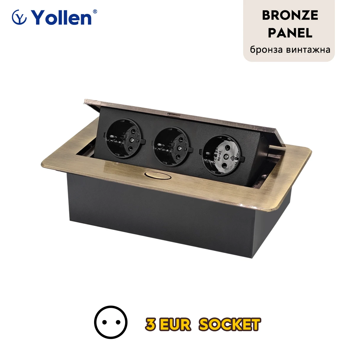 

Yollen настольная розетка 2/3 Way с USB