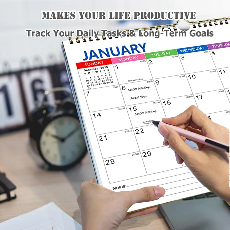 

Календарь, настенный календарь, календарь, праздничный календарь 18 месяцев, прочный и простой в использовании