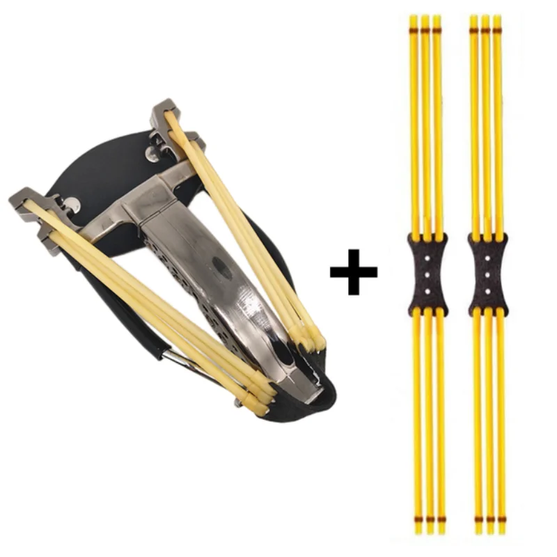 

Folding Hunting Resin Slingshot Outdoor Hunting Catapult Powerful Rubber Band Shooting Steel Ball Tool