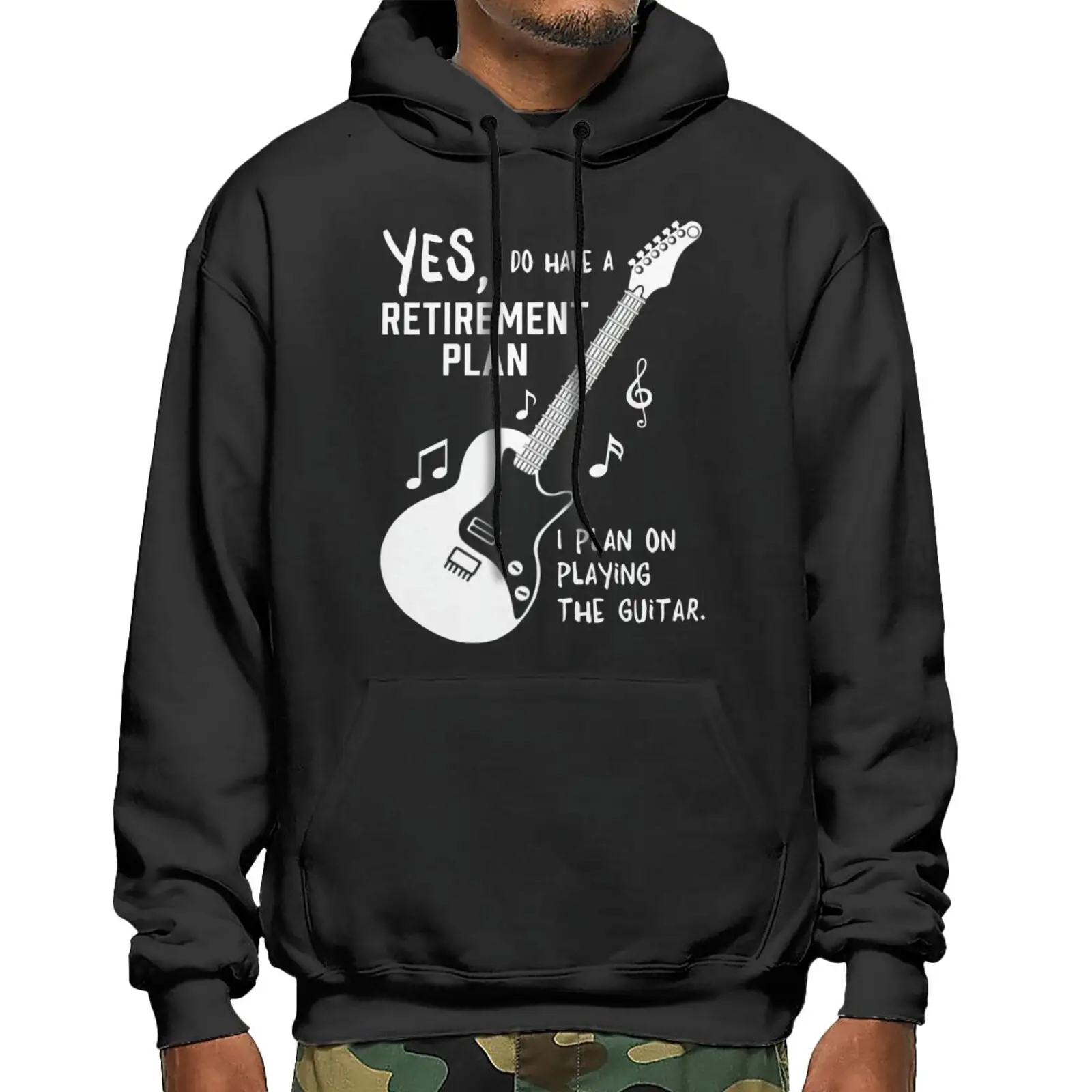 

My Guitar Is My Retirement Plan Hoodies Clothes For Teenagers Sweats Hoodies Women Hood Branded Men's Clothing Men's Tracksuit