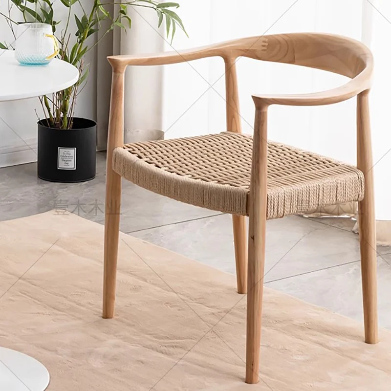

Кресло Wingback для гостиной в скандинавском стиле, кожаные стулья из ротанга, минималистичные одинарные стулья для салона, товары для дома
