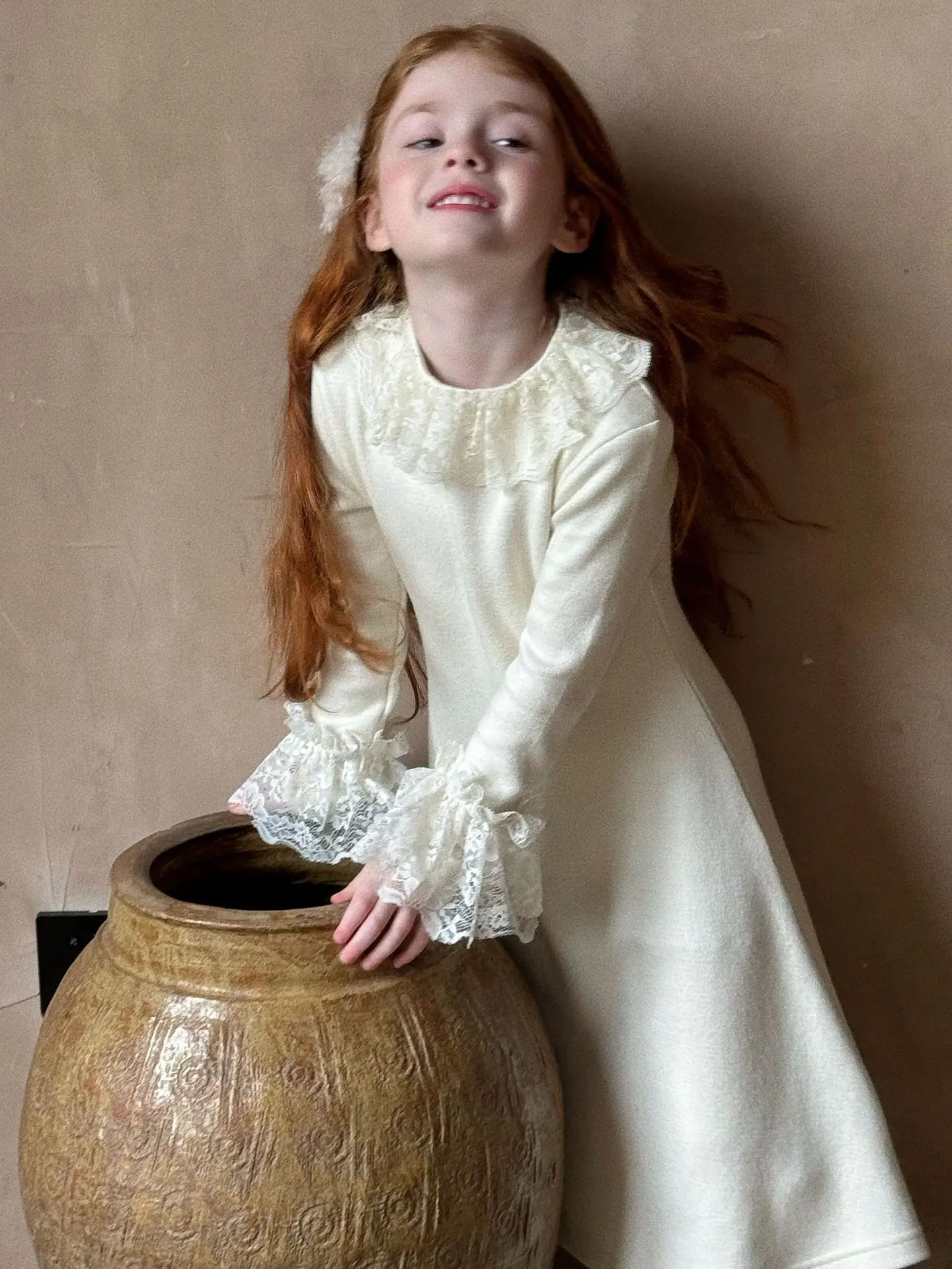 Платье для девочек Новинка Осень-зима 2024 милое детское платье принцессы с