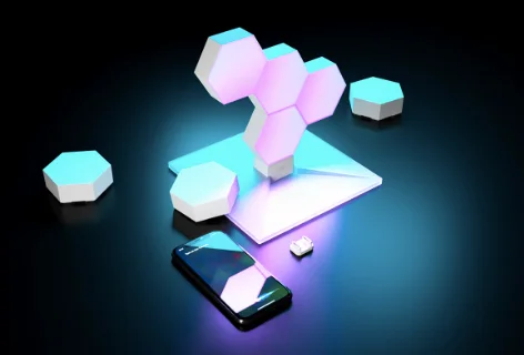 Разноцветный светящийся разноцветный RGB-подсветка