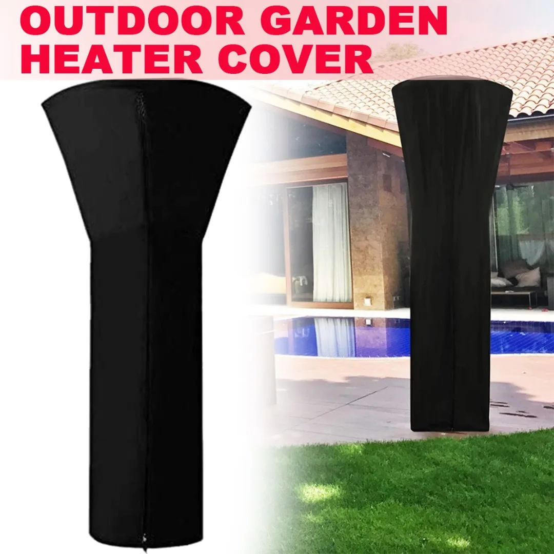 1pc Переносной чехол для обогревателя из ткани Оксфорд 201D, водонепроницаемый, пылезащитный с сумкой для хранения для использования на открытом воздухе с использованием атмосферной энергии.