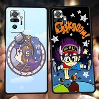 dr slump arale anime phone case cover for redmi k50 note 10 11 11t pro plus 7 8 8t 9s 9 k40 gaming 9a 9c 9t pro plus soft shell