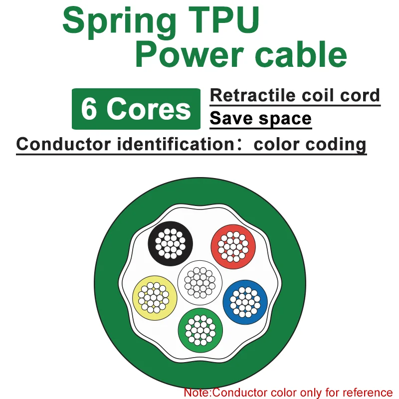

Пружинный кабель питания CHENORAEL Retractable Coil Cord