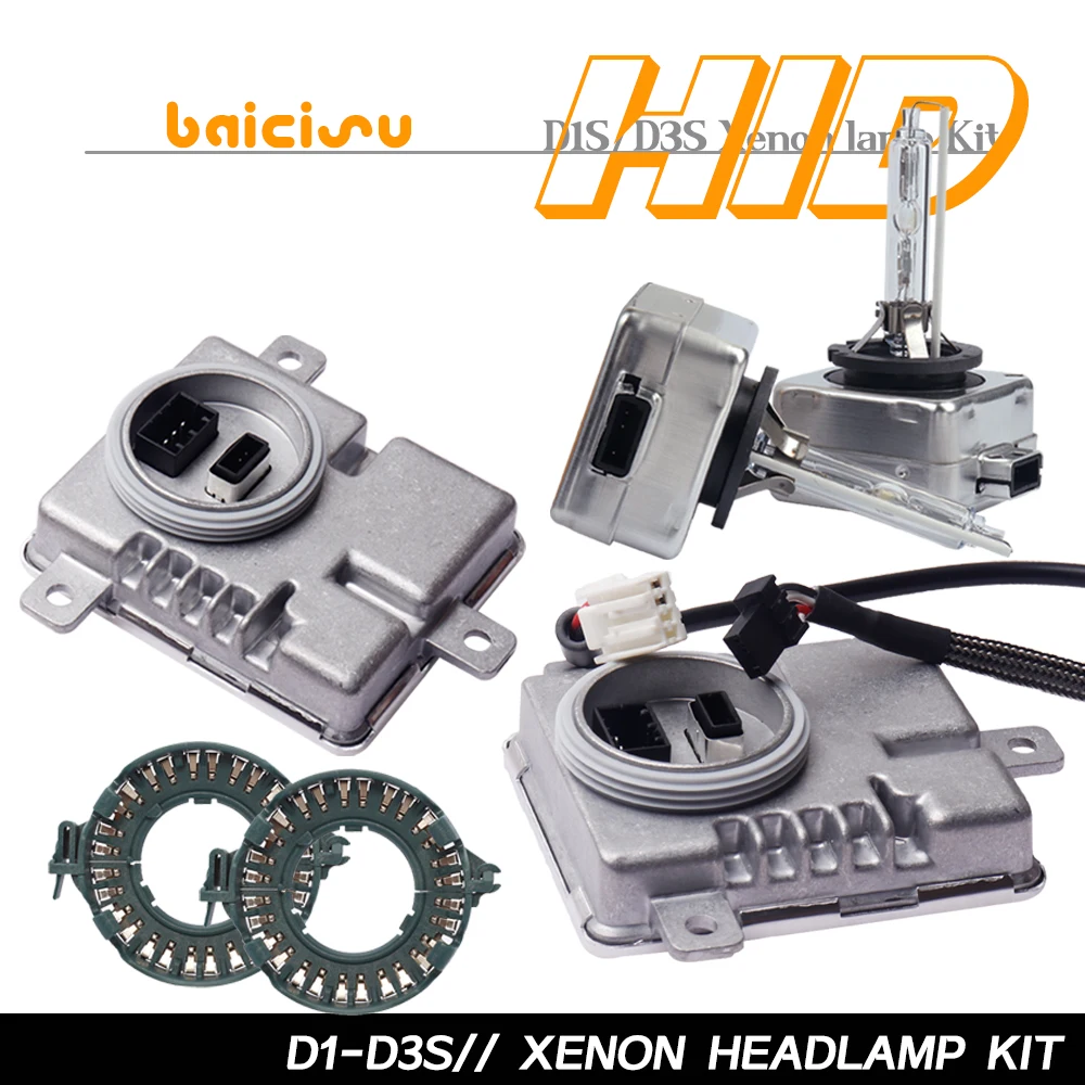 Фото D3S D1S HID комплект ксеноновых ламп Балласт для OEM W003T20171, подходит для Audi Volkswagen №1