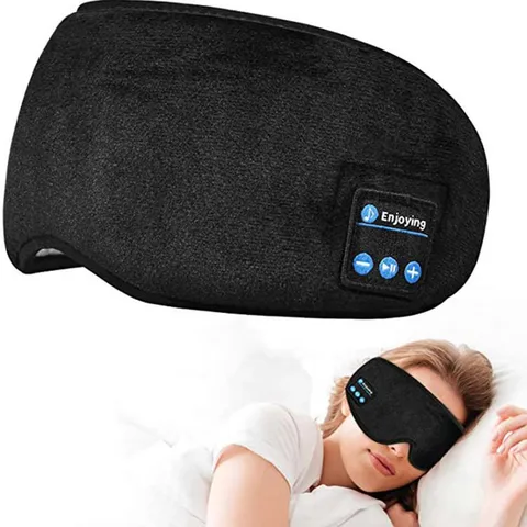 Мягкая беспроводная гарнитура для глаз с поддержкой Bluetooth 5,0, стереогарнитура для сна, повязка на глаза с сабвуфером, повязка на голову для сна