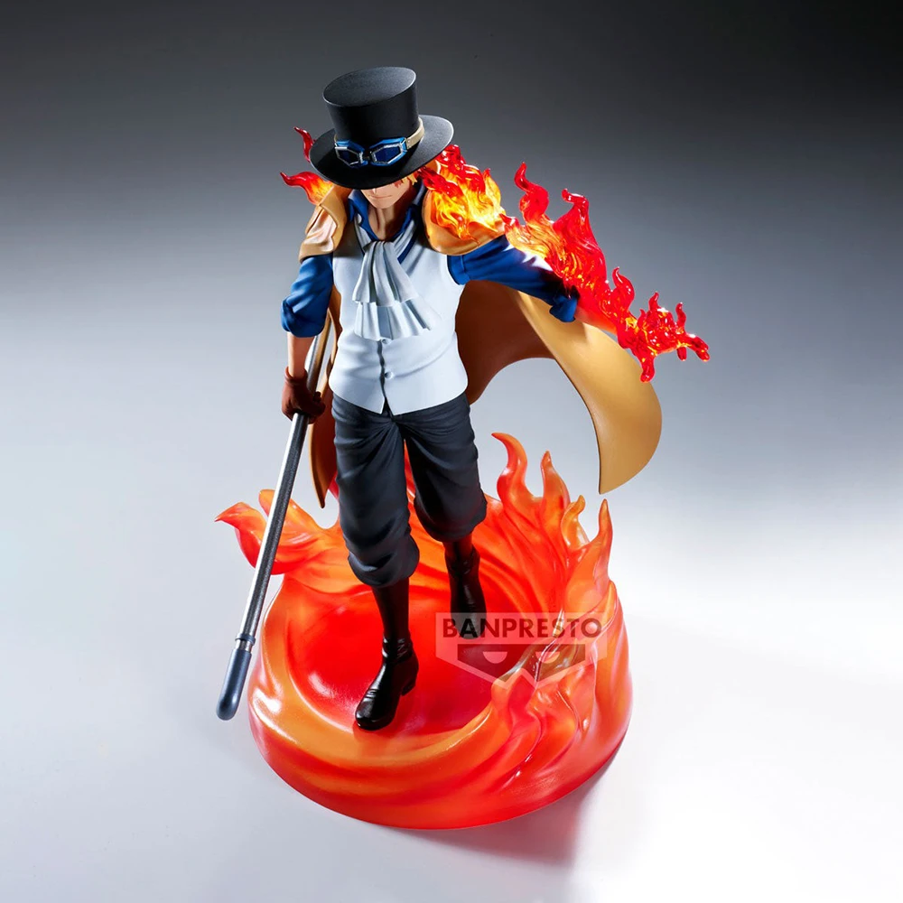 Фото Оригинал в наличии Bandai Spirits Banpresto One Piece - Sabo One Piece The Shukko Logia Аниме Фигурка Фигурка Гаражный комплект №1