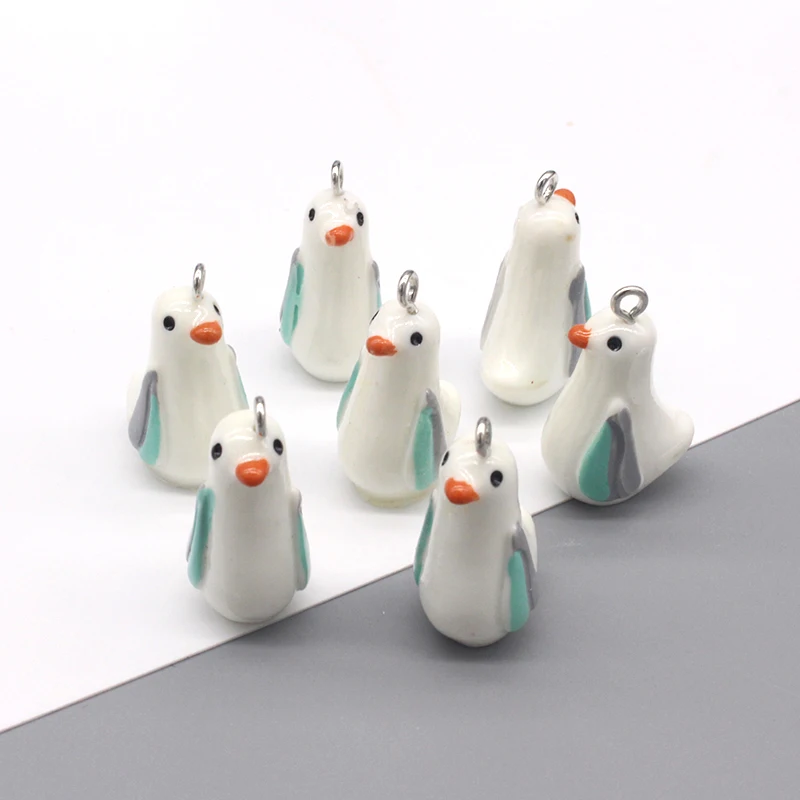 

10 шт./упаковка, подвески в виде голубей