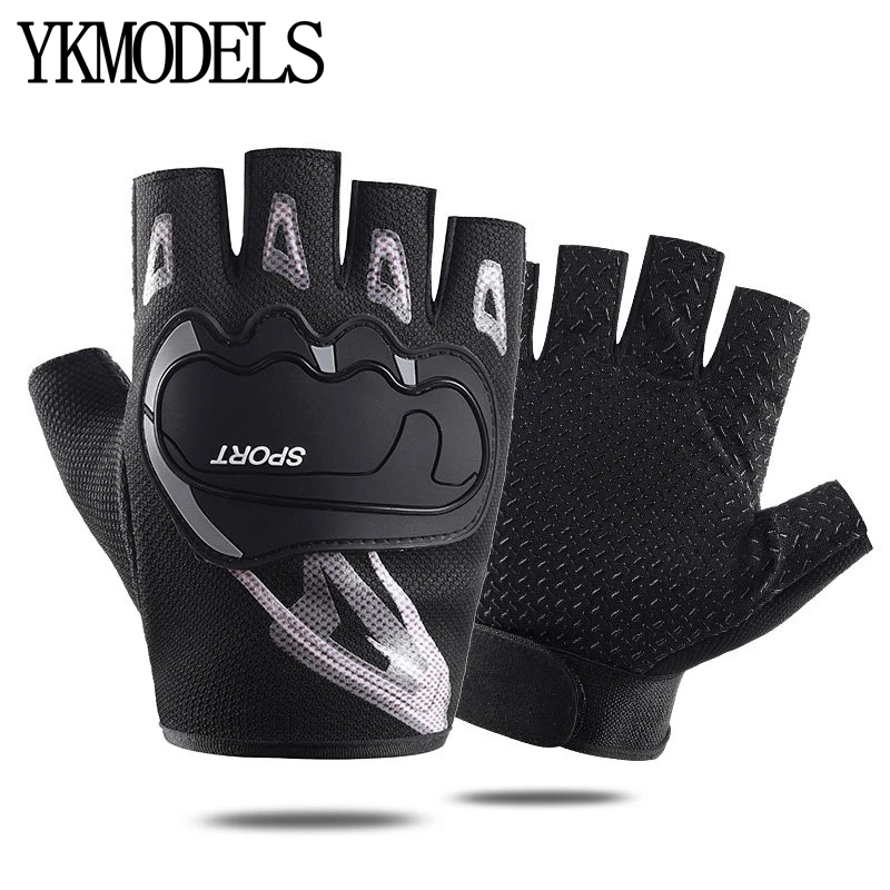 Cycling Gloves Fitness Breathable Tactical Anti-Slip Gym Bicycle MTB Workout Bike Half Finger Fishing Bodybuilding Sports Gloves
