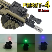 wadsn tactical perst 4 aiming laser full metal airsoft peq red green blue ir strobe laser peq15 box rifle hunting weapon light