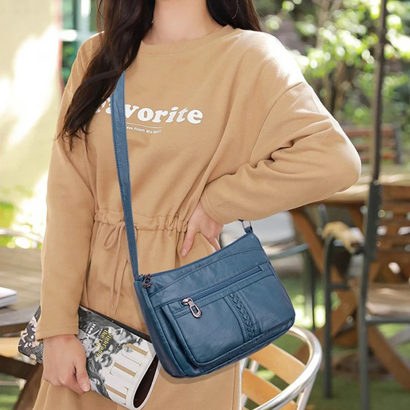 Женская сумка-хобо из искусственной кожи на молнии |