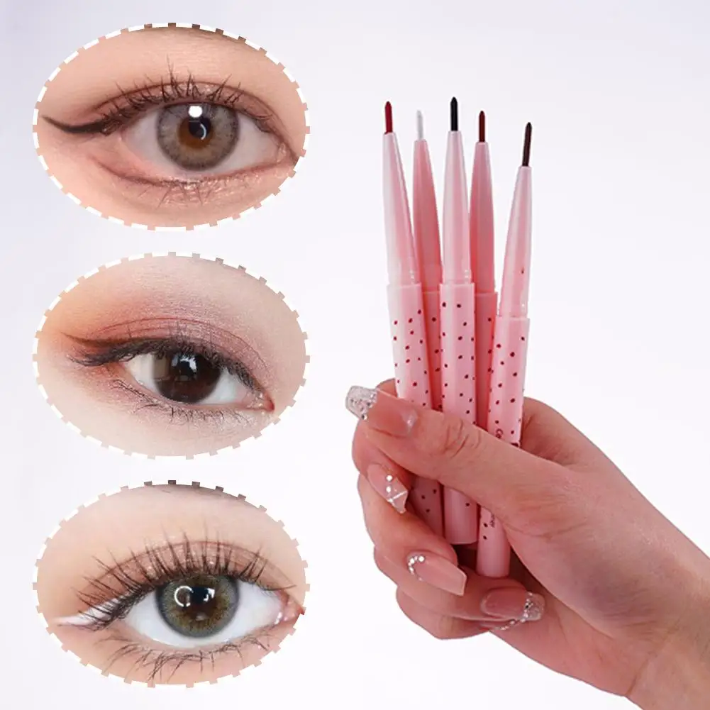 

Black Liquid Eyeliner Waterproof Eyeliner Pencil 36H Long-Lasting Liquid Pen Quick-Dry Liner Cosmetics Blooming No Tool Eye K8M0