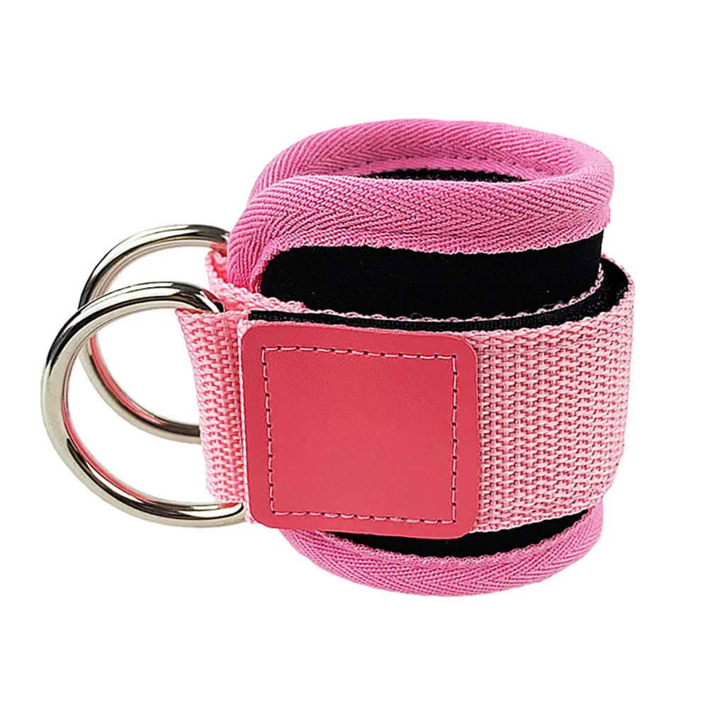 

1Pc Fitness Ankle Buckle Double D-ring Buckle Ankle Strap Indoor Fitness Supply